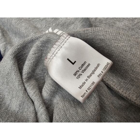 Aldi 1/4 Zip Pullover Sweatshirt Women's Large Long Sleeve Cotton Poly - Picture 8 of 8